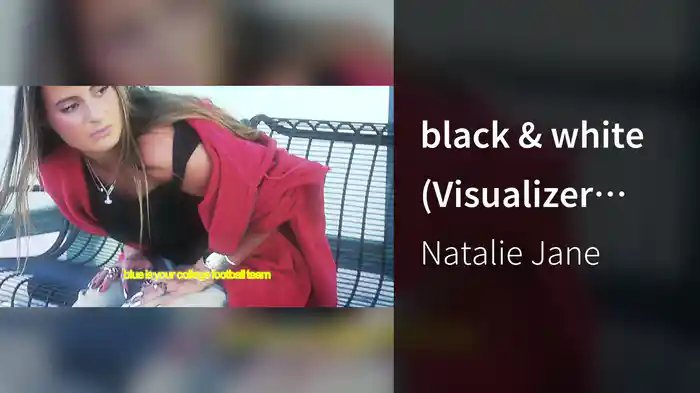 black & white (Visualizer (w/Lyrics))