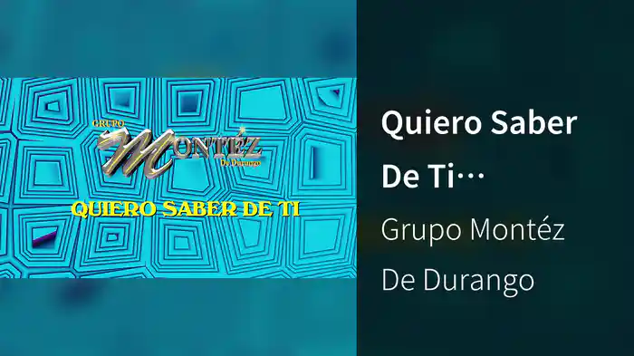 Quiero Saber De Ti (Visualizer)