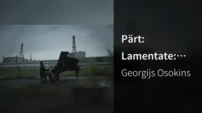 Pärt: Lamentate: Fragile e conciliante (Transc. Osokins for Piano) (Live)