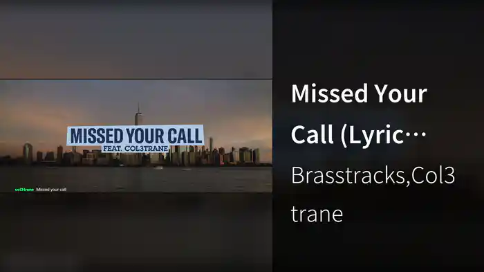 Missed Your Call (Lyric Video)