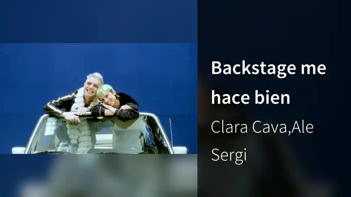 Backstage me hace bien