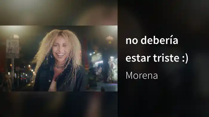 no debería estar triste :)