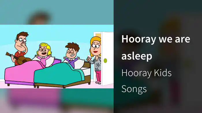 Hooray we are asleep