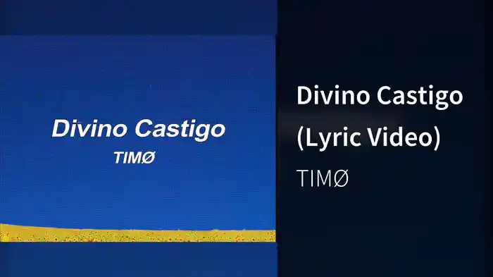 Divino Castigo (Lyric Video)