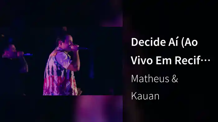 Decide Aí (Ao Vivo Em Recife / 2020)