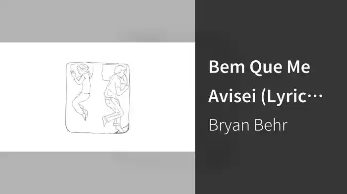 Bem Que Me Avisei (Lyric Video)