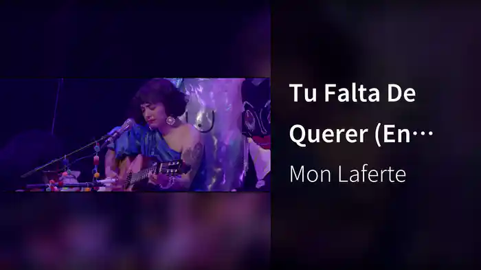 Tu Falta De Querer (En Vivo, Desde El Lunario del Auditorio Nacional)