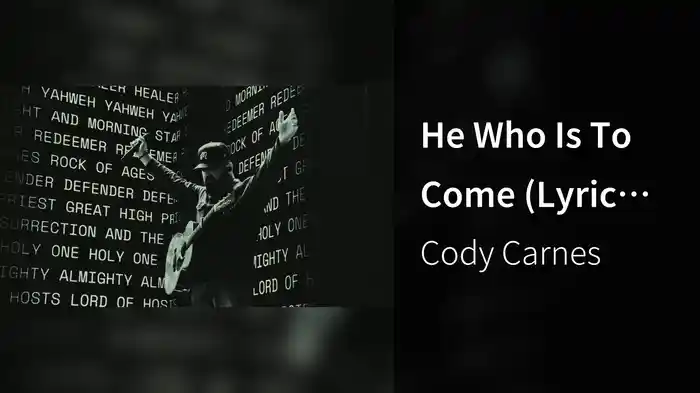 He Who Is To Come (Lyric Video / Live From Vous Conference, Miami, FL, 2024)