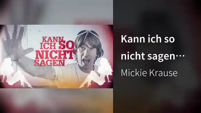 Kann ich so nicht sagen müsst ich nackt seh'n (Lyric Video)