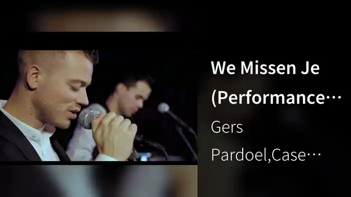 We Missen Je (Performance @ Top Notch Loge X Hennessy Artistry)