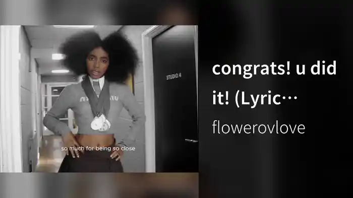 congrats! u did it! (Lyric Video)