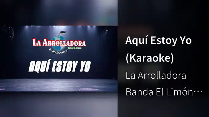 Aquí Estoy Yo (Karaoke)