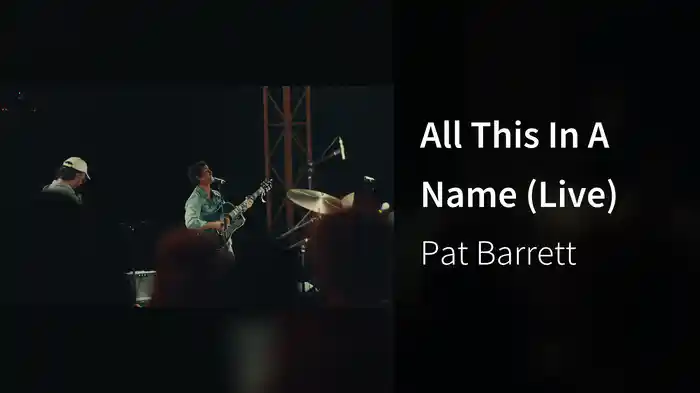 All This In A Name (Live)