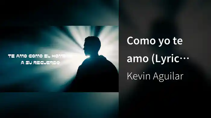 Como yo te amo (Lyric Video)