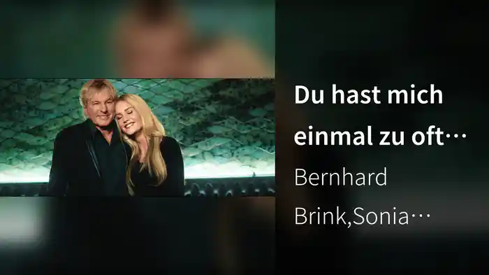 Du hast mich einmal zu oft angesehen