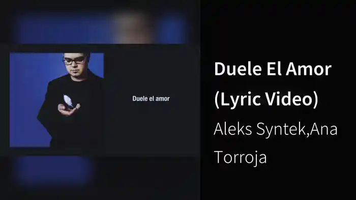 Duele El Amor (Lyric Video)