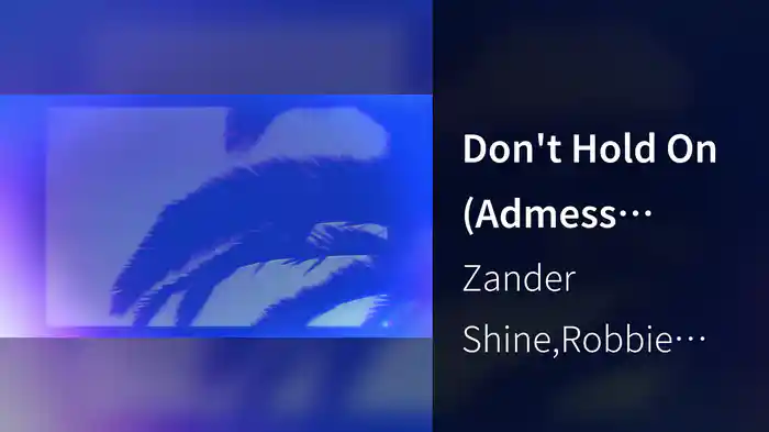 Don't Hold On (Admess Remix / Lyric Video)