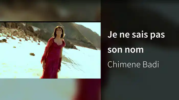 Je ne sais pas son nom