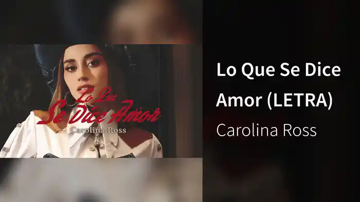 Lo Que Se Dice Amor (LETRA)