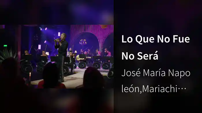 Lo Que No Fue No Será (En Vivo)