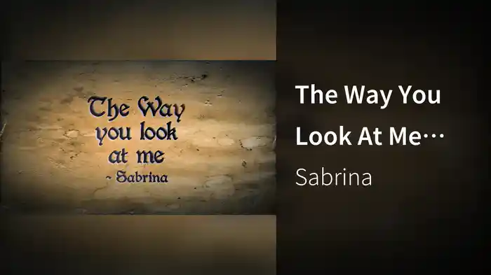 The Way You Look At Me (Lyric Video)