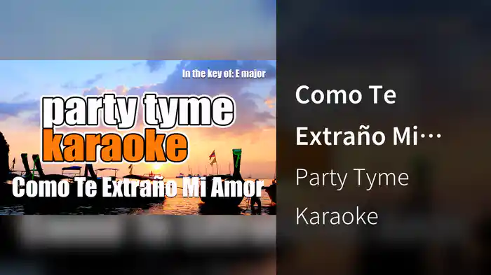 Como Te Extraño Mi Amor (Made Popular By Leo Dan) [Karaoke Version]