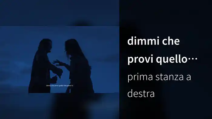 dimmi che provi quello che provo io (Lyric Video)