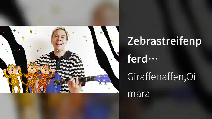 Zebrastreifenpferd (Giraffenaffen Version)