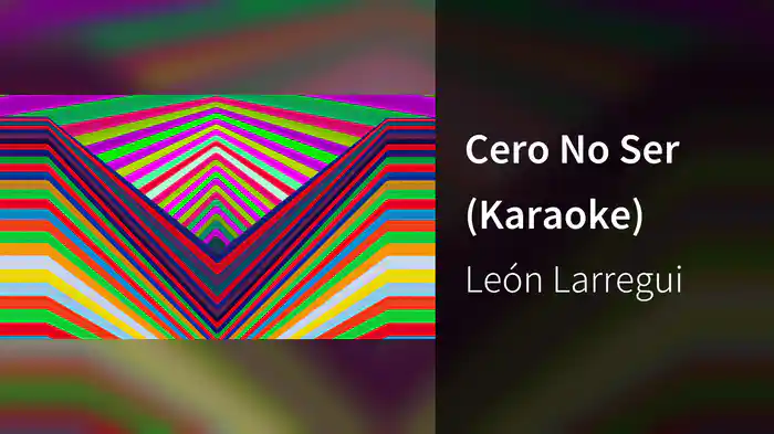 Cero No Ser (Karaoke)