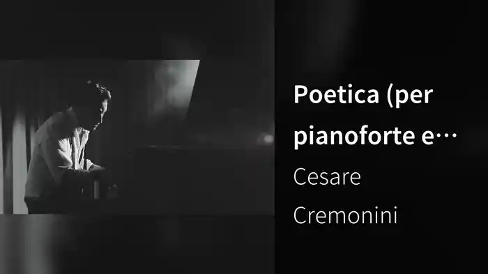 Poetica (per pianoforte e voce)