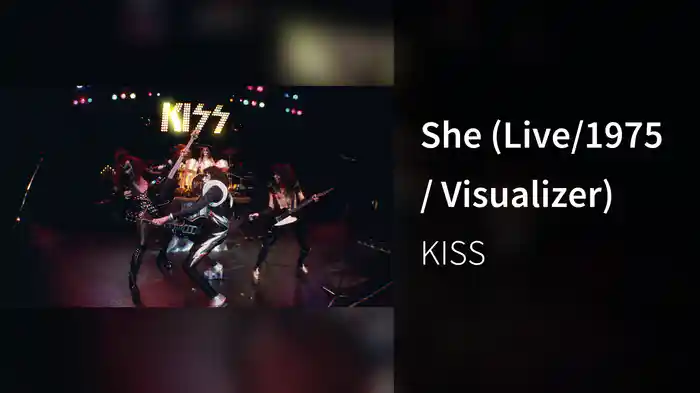 She (Live/1975 / Visualizer)