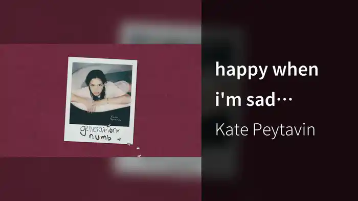 happy when i'm sad (Audio)
