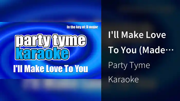 I'll Make Love To You (Made Popular By Boyz II Men) [Karaoke Version]