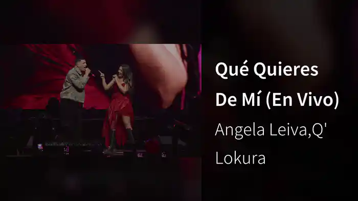Qué Quieres De Mí (En Vivo)