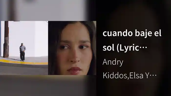 cuando baje el sol (Lyric Video)