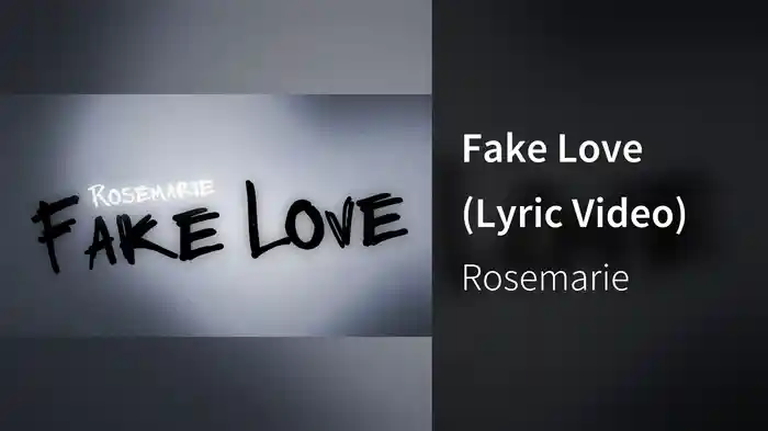 Fake Love (Lyric Video)