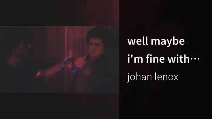 well maybe i'm fine with the disconnect?