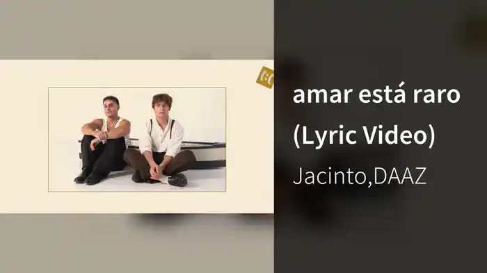 amar está raro (Lyric Video)