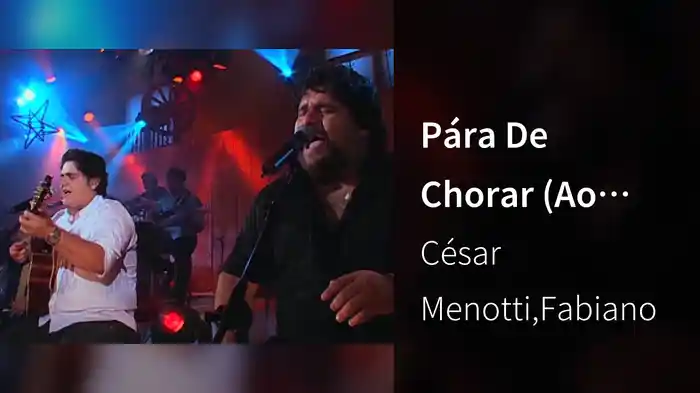Pára De Chorar (Ao Vivo)