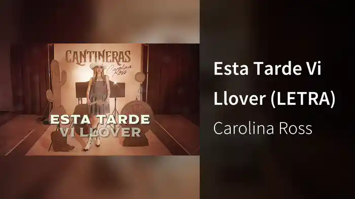 Esta Tarde Vi Llover (LETRA)