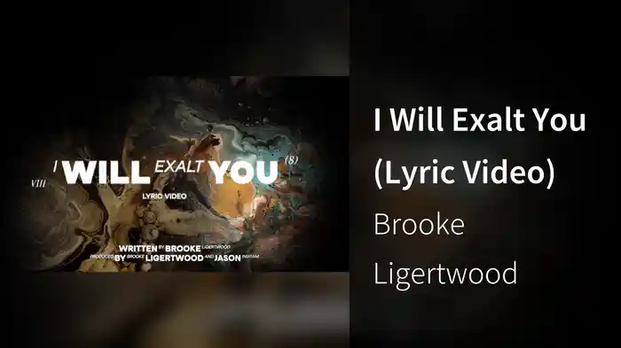 I Will Exalt You (Lyric Video)