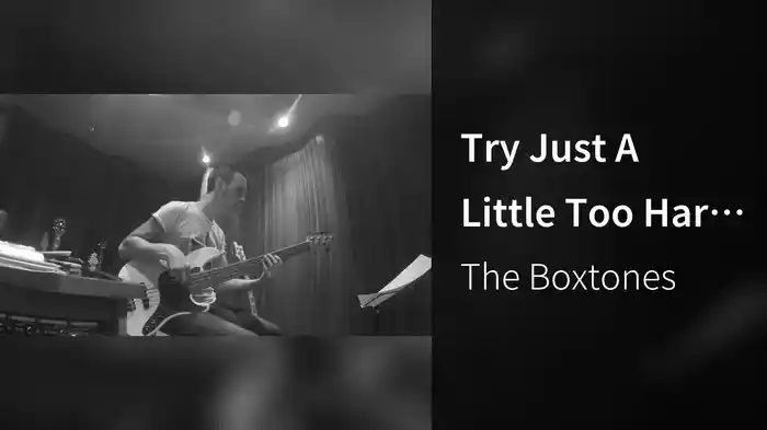 Try Just A Little Too Hard (Studio Session)