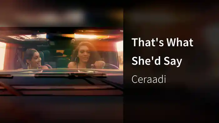 That's What She'd Say