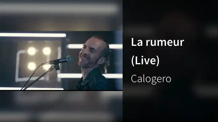 La rumeur (Live)