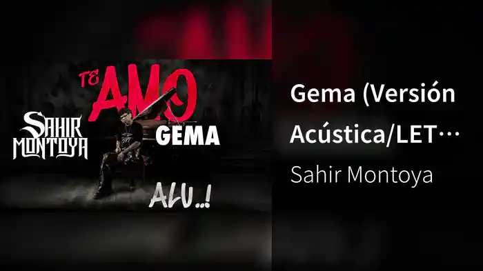 Gema (Versión Acústica/LETRA)