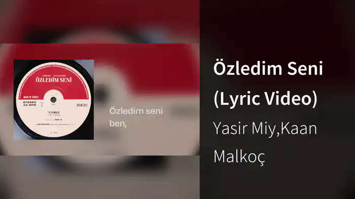 Özledim Seni (Lyric Video)
