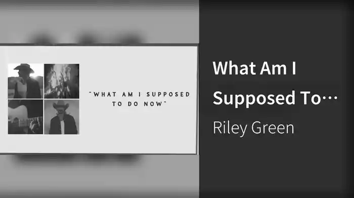 What Am I Supposed To Do Now (Lyric Video)