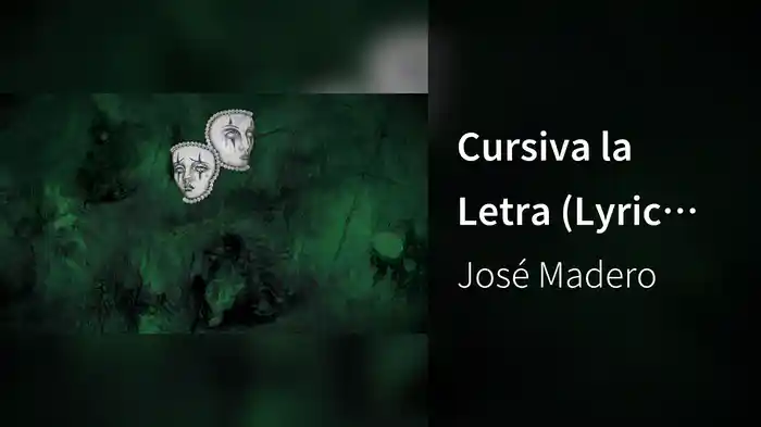 Cursiva la Letra (Lyric Video)