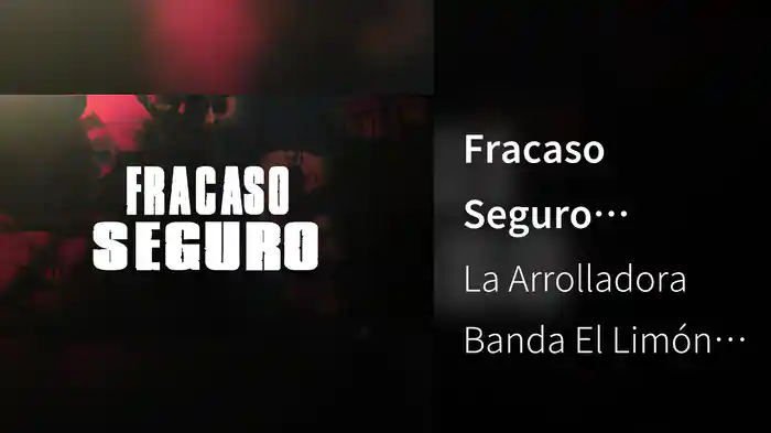 Fracaso Seguro (Karaoke)