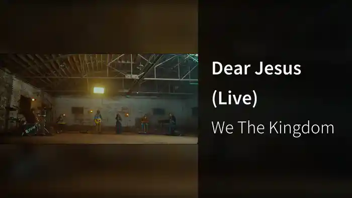 Dear Jesus (Live)